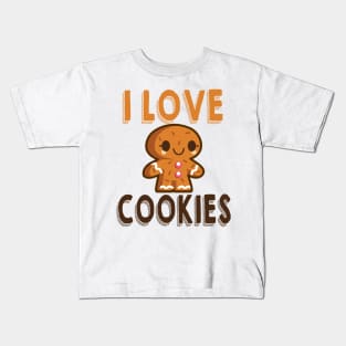 I Love Cookies Kids T-Shirt